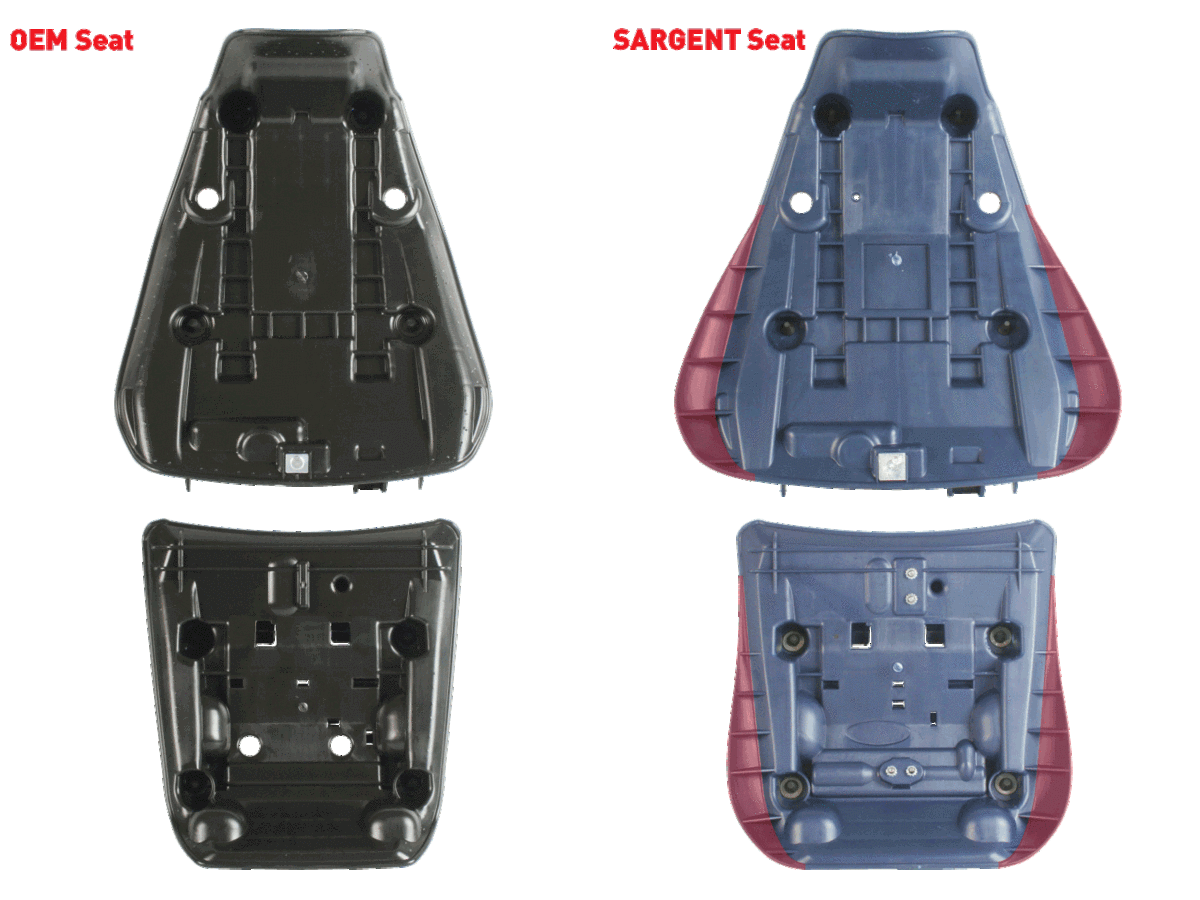 YAMAHA - FJ09 / MT09 2015-18 - World Sport Performance Seat VS OEM Seat